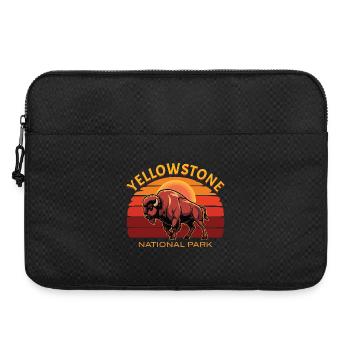 Yellowstone National Park Buffalo Bison - Laptop bag 15" - black - Front