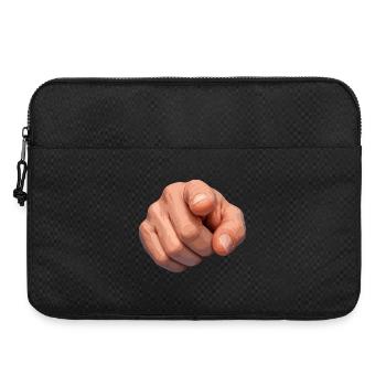Dotting Clue Illustration - Laptop bag 15" - black - Front