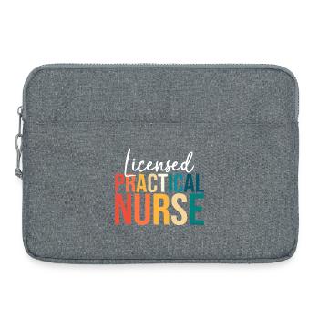 Infirmière Infirmière Infirmière - Sacoche pour ordinateur portable 15 pouces - gris chiné - Devant