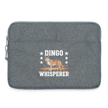 Dingo Australischer Wildhund Tierliebhaber Design - Laptoptasche 15" - Grau meliert - Vorne