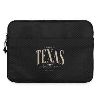 Texas Heritage Emblem Tee - Laptop bag 15" - black - Front