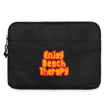 Enjoy Beach Therapy - Laptop bag 15" - black - Front