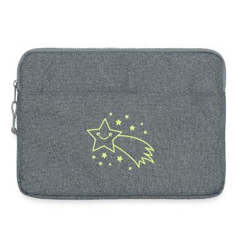 Shooting Star Flight - Laptop bag 15" - heather grey - Front