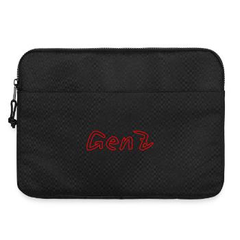 GenZ Graffiti Red - Laptop bag 15" - black - Front