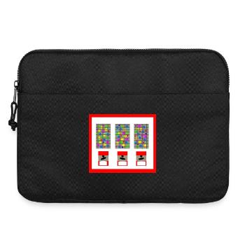 Kaugummiautomat Bubble Gum Kindheit Kaugummi - Laptoptasche 15" - Schwarz - Vorne