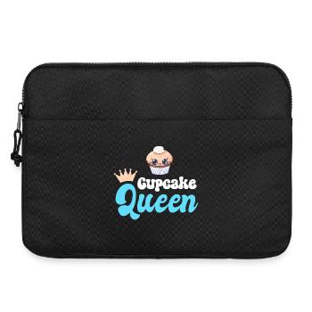 Cupcake Backen Bäckerin - Laptoptasche 15" - Schwarz - Vorne