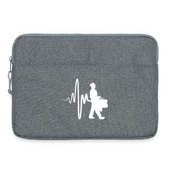 Paradetrommler - Laptoptasche 15" - Grau meliert - Vorne