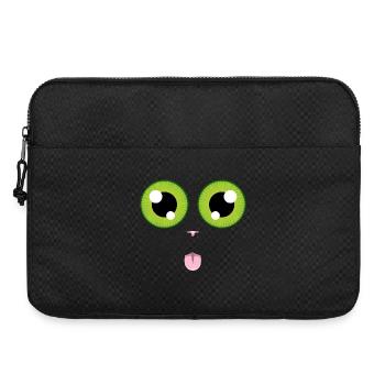 La langue au chat - Sacoche pour ordinateur portable 15 pouces - noir - Devant