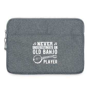 Banjo Großvater - Laptoptasche 15" - Grau meliert - Vorne