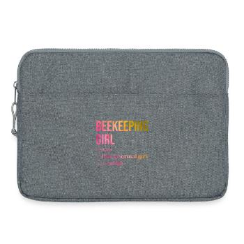 Beekeeper - Laptop bag 15" - heather grey - Front