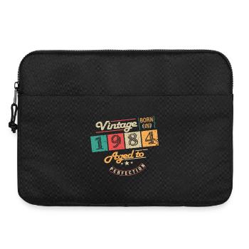 Original 1984 Vintage - 1984 Geburtstagsgeschenk - Laptoptasche 15" - Schwarz - Vorne