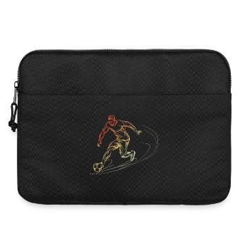 Soccer Player Sketch Vintage - Laptop bag 15" - black - Front