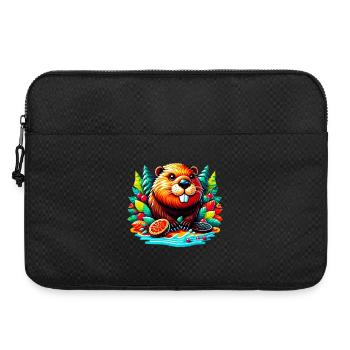 Bieber - Laptoptasche 15" - Schwarz - Vorne