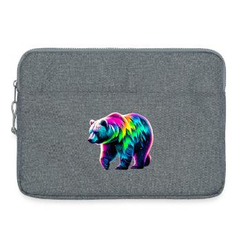 Bär - Laptoptasche 15" - Grau meliert - Vorne