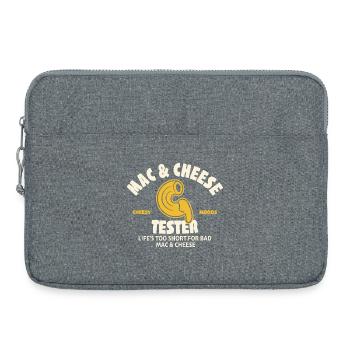 Mac & Cheese Tester - Laptoptasche 15" - Grau meliert - Vorne
