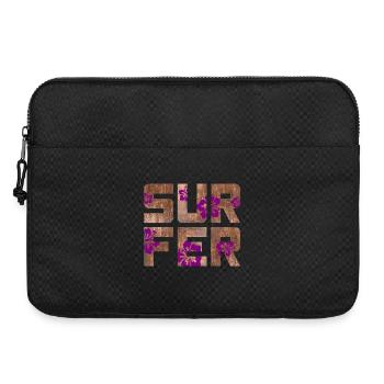 Surfer Hawai Hibiscus Blossom Vacation Water Sports - Laptop bag 15" - black - Front