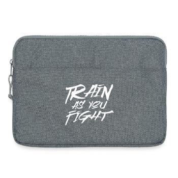 Train As You Fight - Laptoptasche 15" - Grau meliert - Vorne