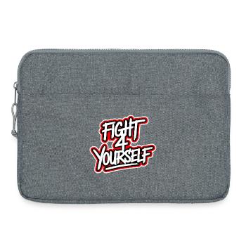 Fight 4 yourself - Laptoptasche 15" - Grau meliert - Vorne