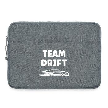 Design de Voiture Drift Énergique - Sacoche pour ordinateur portable 15 pouces - gris chiné - Devant
