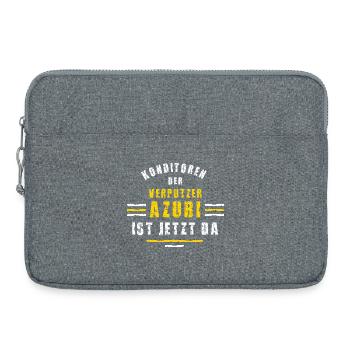 Confectioner Trainee Training Apprenticeship Confectioner Apprenticeship - Laptop bag 15" - heather grey - Front