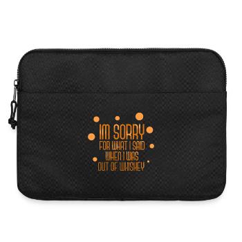 Whiskey Saying Whiskey Drinker Whiskey Lovers - Laptop bag 15" - black - Front