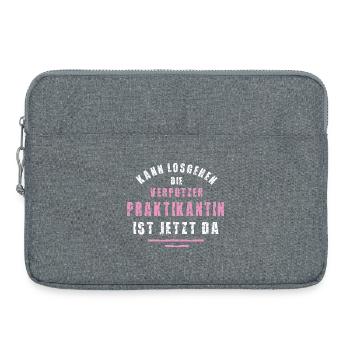 Plasterer Intern Thank You Internship Plastering - Laptop bag 15" - heather grey - Front