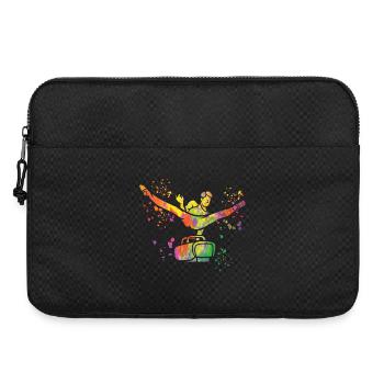 artistic gymnastics pommel horse gymnast - Laptop bag 15" - black - Front