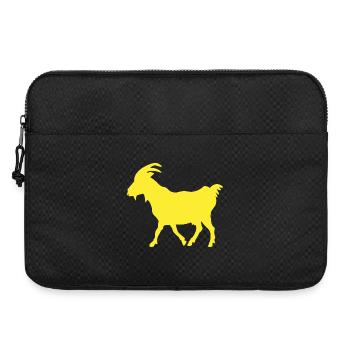 G.O.A.T Ziege gelb - Laptoptasche 15" - Schwarz - Vorne