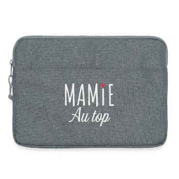 Granny at the Top – Berührende und Familienbotschaft - Laptoptasche 15" - Grau meliert - Vorne