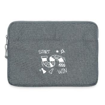 Start Gewinn Arcade Brettspiel - Laptoptasche 15" - Grau meliert - Vorne