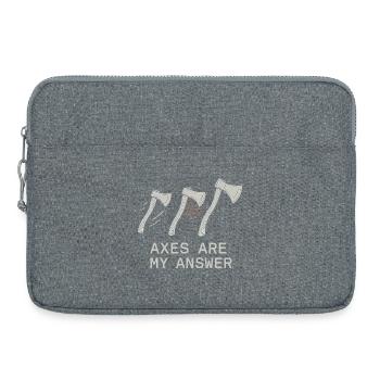 Cadeau de lancer de hache pour femmes Machines à sous I - Sacoche pour ordinateur portable 15 pouces - gris chiné - Devant
