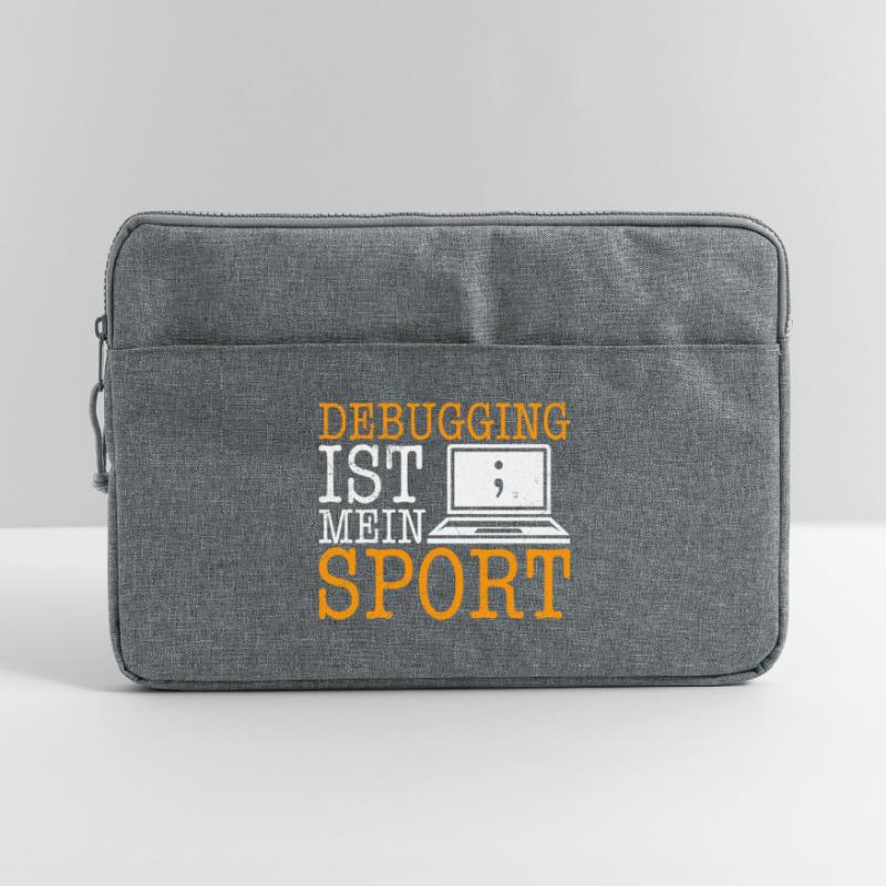Science Coder DEBUGGING IS MY SPORT FUNNY Laptop bag 15"