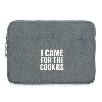 I love Cookies - Christmas Chocolate Cookie - Laptoptasche 15" - Grau meliert - Vorne