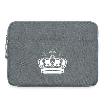 Krone Symbol - Laptoptasche 15" - Grau meliert - Vorne