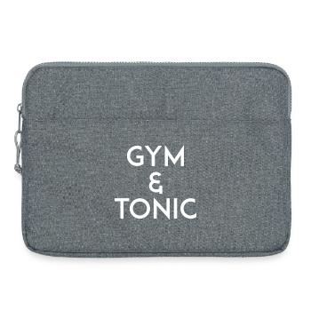 Gymnase & Tonique - Sacoche pour ordinateur portable 15 pouces - gris chiné - Devant