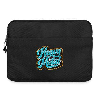Heavy Metal Rétro Script - Sacoche pour ordinateur portable 15 pouces - noir - Devant