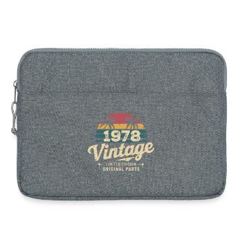 Awesome Since 1978 1978 Birthday Gift - Laptop bag 15" - heather grey - Front