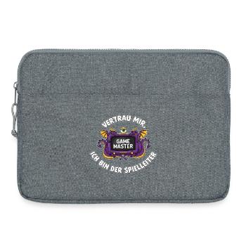 Pen and Paper, RPG, Rollenspiel, Spielleiter, D20, - Laptoptasche 15" - Grau meliert - Vorne
