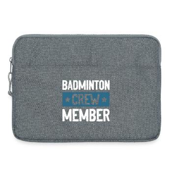 Badminton Crew - Laptoptasche 15" - Grau meliert - Vorne
