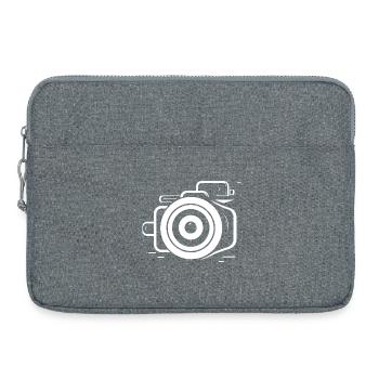 Kamera Fokus - Laptoptasche 15" - Grau meliert - Vorne
