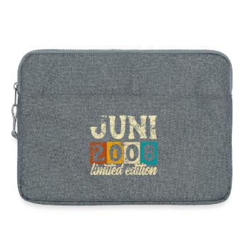 Édition Limitée Vintage Anniversaire de juin 2008 - Sacoche pour ordinateur portable 15 pouces - gris chiné - Devant