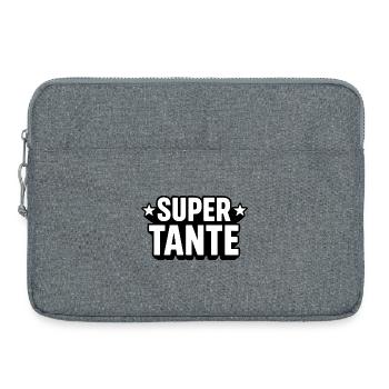 Super Aunt T-Shirt for Amazing Sisters - Laptop bag 15" - heather grey - Front