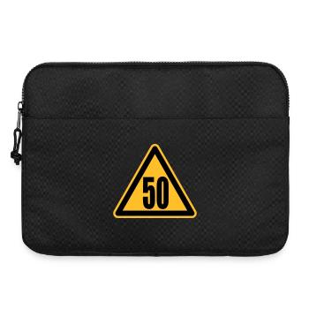 Achtung 50 - Laptoptasche 15" - Schwarz - Vorne