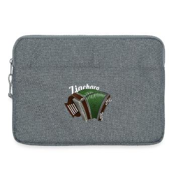 Ziachara // hell | ZiachON! - Laptoptasche 15" - Grau meliert - Vorne