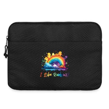 I Like Rainbows - Laptop bag 15" - black - Front
