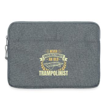 Trampolin Großvater - Laptoptasche 15" - Grau meliert - Vorne