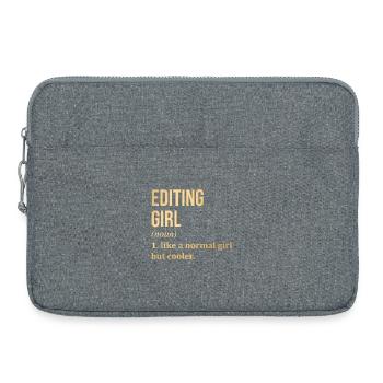 Redakteur - Laptoptasche 15" - Grau meliert - Vorne