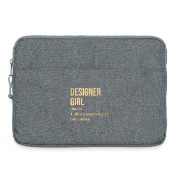 Designer - Laptoptasche 15" - Grau meliert - Vorne