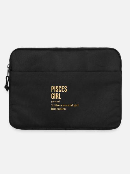 Fische Fische Fische Fische - Laptoptasche 15" - Schwarz