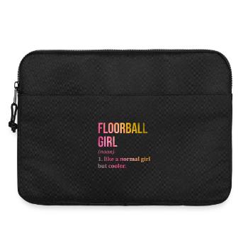 Floorball - Laptoptasche 15" - Schwarz - Vorne